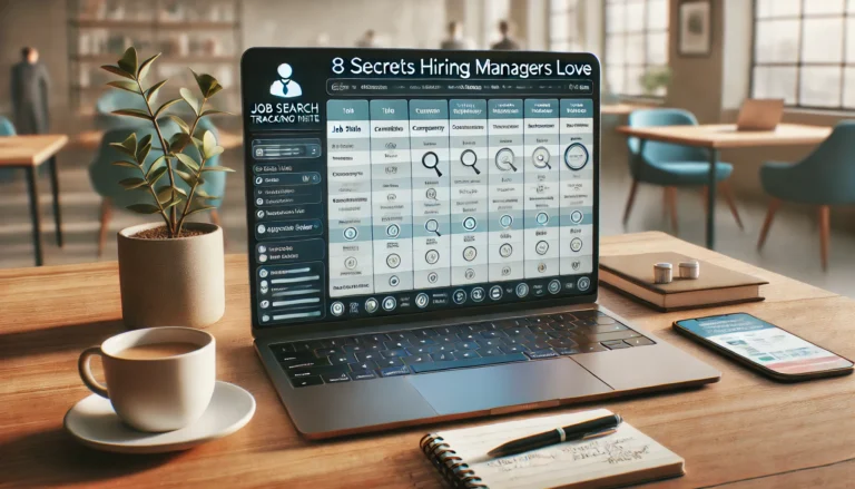 Job Search Tracking Template 8 Secrets Hiring Managers Love