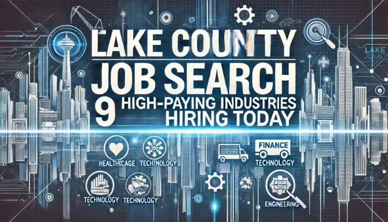 Lake County Job Search 9 High-Paying Industries Hiring Today