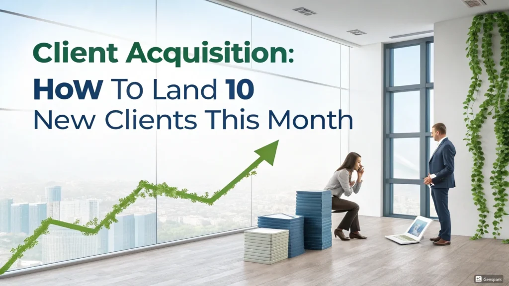 Client Acquisition How to Land 10 New Clients This Month